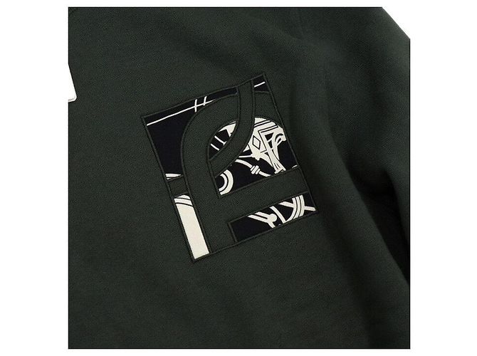 Hermès Crew Neck Sweatshirt with Embroidery - view 6
