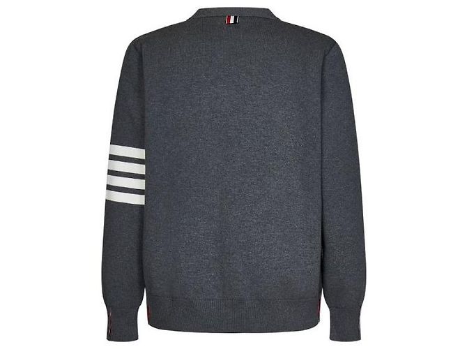 Thom Browne V-Ausschnitt-Cardigan aus Baumwolle im Milano-Strick - Ansicht 3