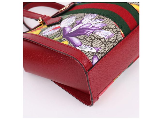 Gucci Piccola borsa tote e borsa a tracolla floreale - vista 10