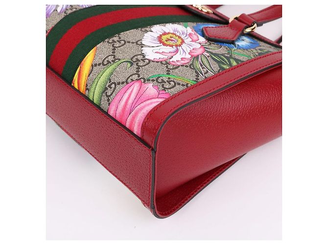 Gucci Piccola borsa tote e borsa a tracolla floreale - vista 11