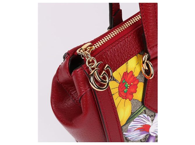 Gucci Piccola borsa tote e borsa a tracolla floreale - vista 7