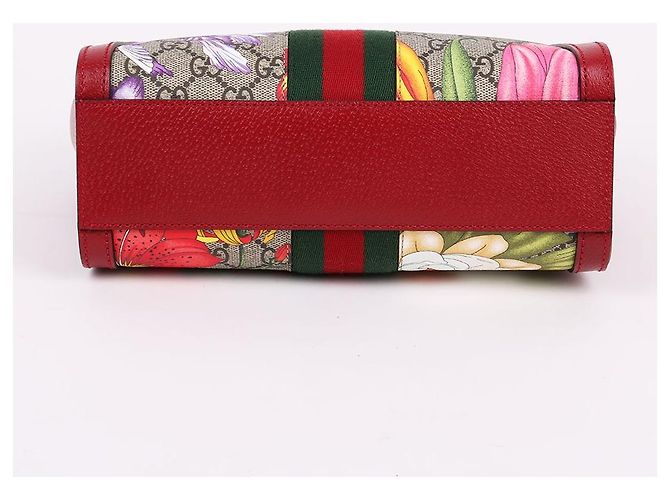 Gucci Piccola borsa tote e borsa a tracolla floreale - vista 9