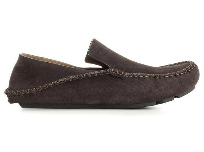 Loewe Mocassini da guida Rambla in pelle scamosciata di vitello - vista 2