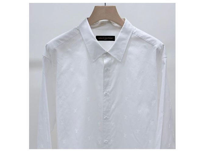 Louis Vuitton Monogram Printed Shirt White - view 2