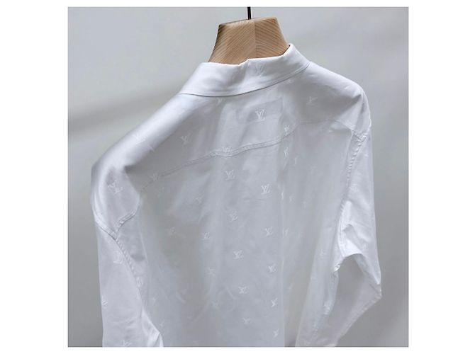 Louis Vuitton Monogram Printed Shirt White - view 5