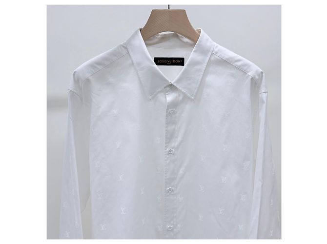 Louis Vuitton Hemd mit Monogramm-Print White - Ansicht 2
