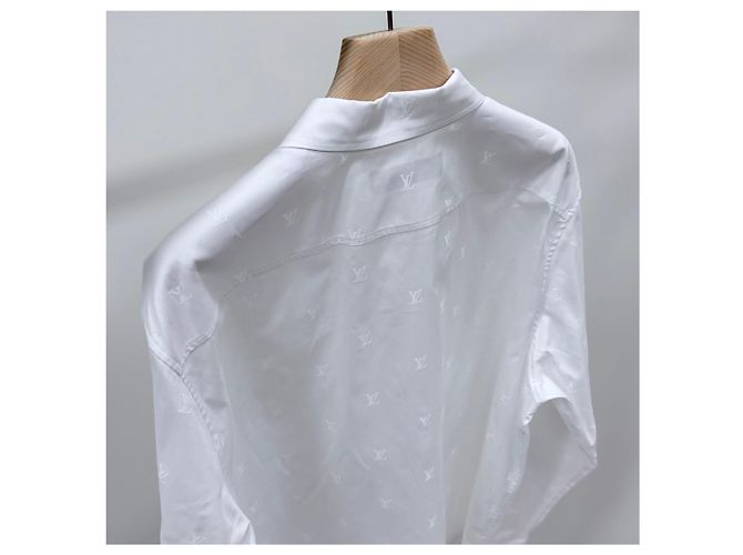 Louis Vuitton Hemd mit Monogramm-Print White - Ansicht 5