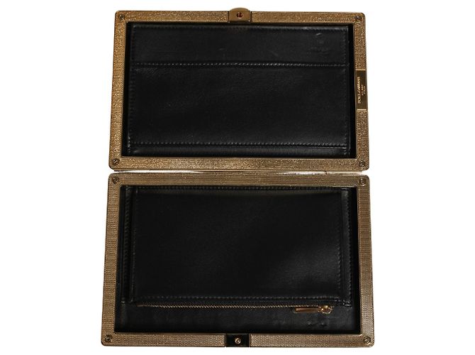 Dolce & Gabbana Clutch da sera da donna in pelle di agnello bianca - vista 6