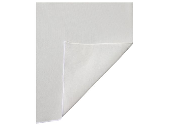 Dolce & Gabbana Sciarpa Sciarpa Stola in Seta Off White x Scarf - vista 2