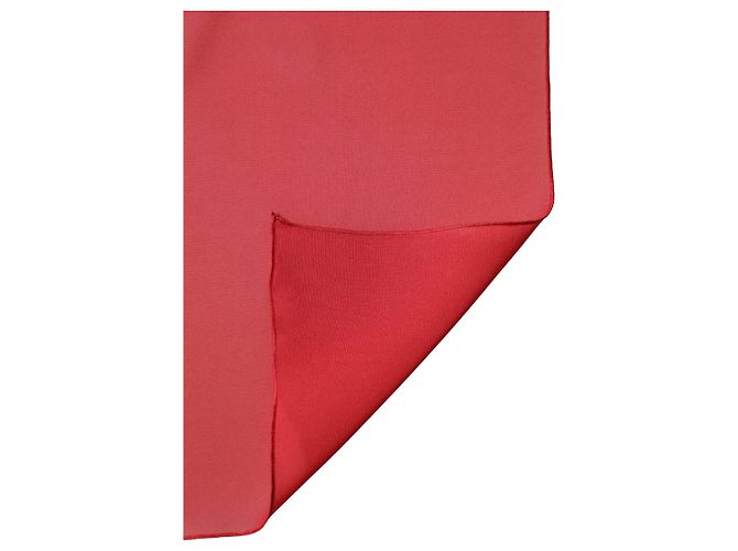 Dolce & Gabbana Sciarpa Scialle in Seta Rossa da Donna x Foulard - vista 2
