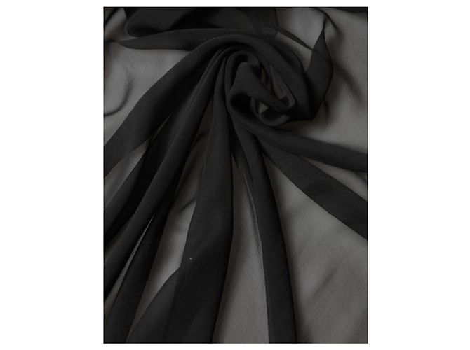 Dolce & Gabbana Seidenschal Stola Schwarz x Halstuch - Ansicht 3