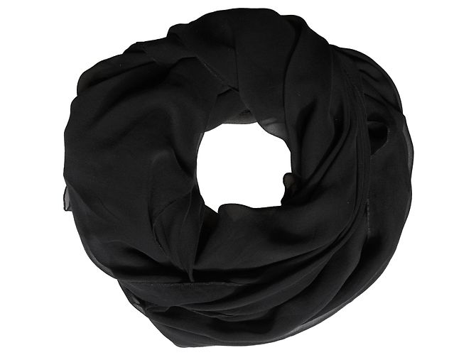 Dolce & Gabbana Seidenschal Stola Schwarz x Halstuch - Ansicht 4