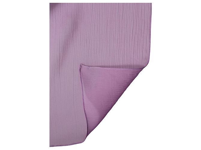 Dolce & Gabbana Foulard e sciarpa in seta viola chiaro - vista 2