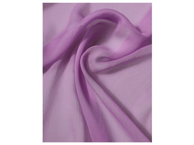 Dolce & Gabbana Foulard e sciarpa in seta viola chiaro - vista 3