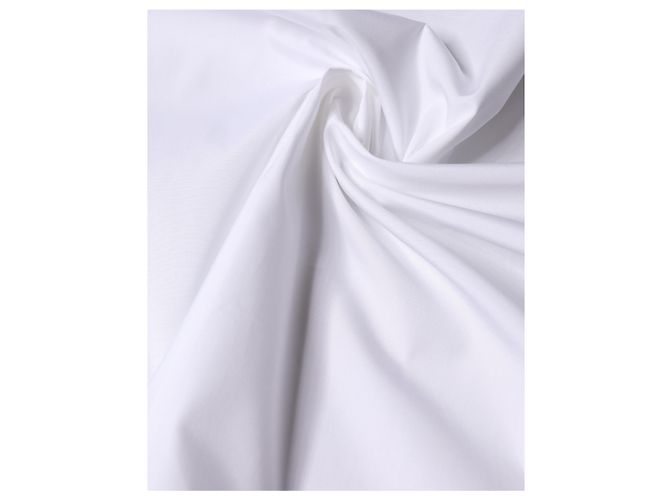Dolce & Gabbana Chal cuadrado envolvente de algodón blanco x Estola x Bufanda - vista 3