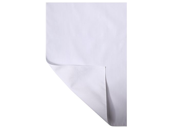 Dolce & Gabbana Sciarpa quadrata avvolgente in cotone bianco x Stola x Sciarpa - vista 2