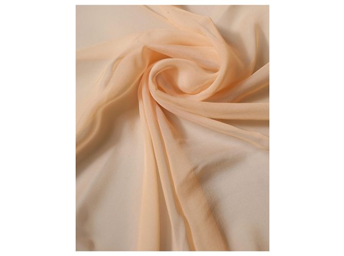Dolce & Gabbana Sciarpa Sciallo Stola in Seta Beige x Foulard - vista 3