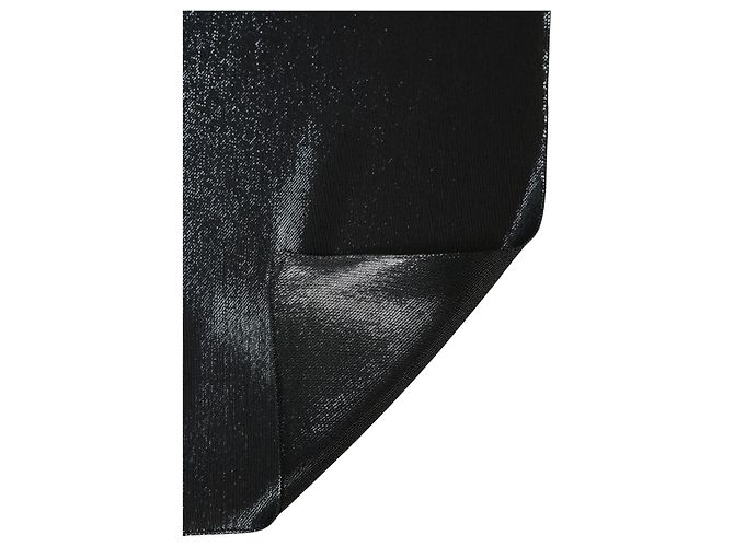Dolce & Gabbana Sciarpa Foulard in Seta Lurex Nera x . Sci - vista 2