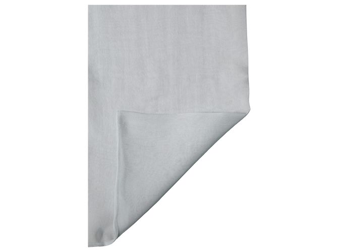 Dolce & Gabbana Foulard Wrap de Seda Azul Claro . x Bufanda - vista 2