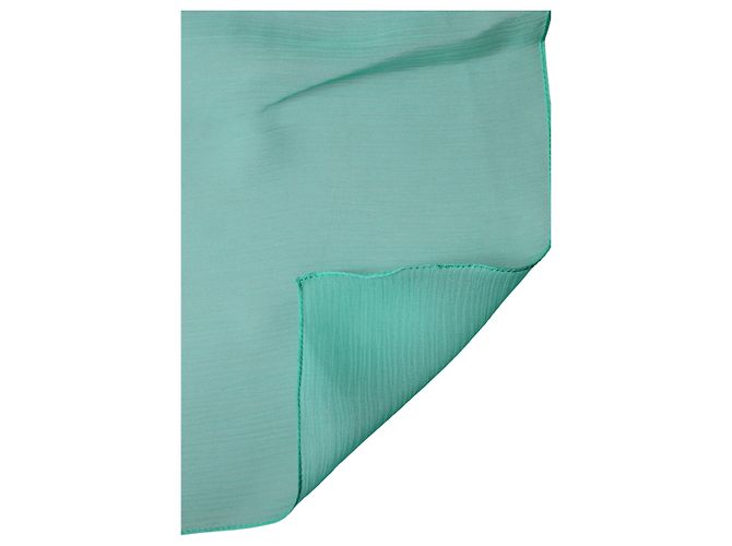 Dolce & Gabbana Foulard in seta verde chiaro x . Sciarpa - vista 2