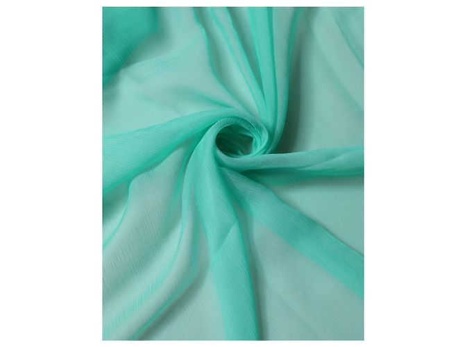 Dolce & Gabbana Foulard in seta verde chiaro x . Sciarpa - vista 3
