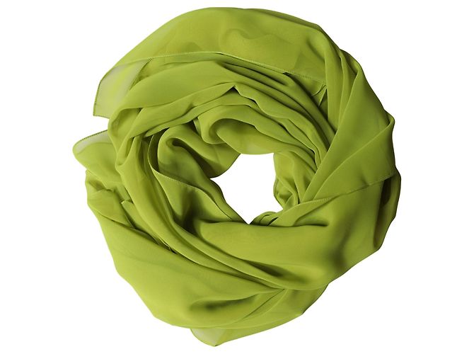 Dolce & Gabbana Sciarpa Foulard da Collo Giallo Verde x . Scarf - vista 4