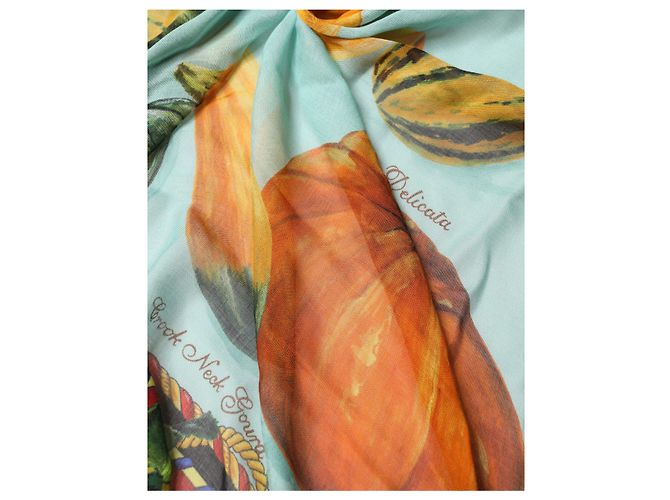 Dolce & Gabbana Stola x Sciarpa in cashmere multicolore Zucca - vista 3