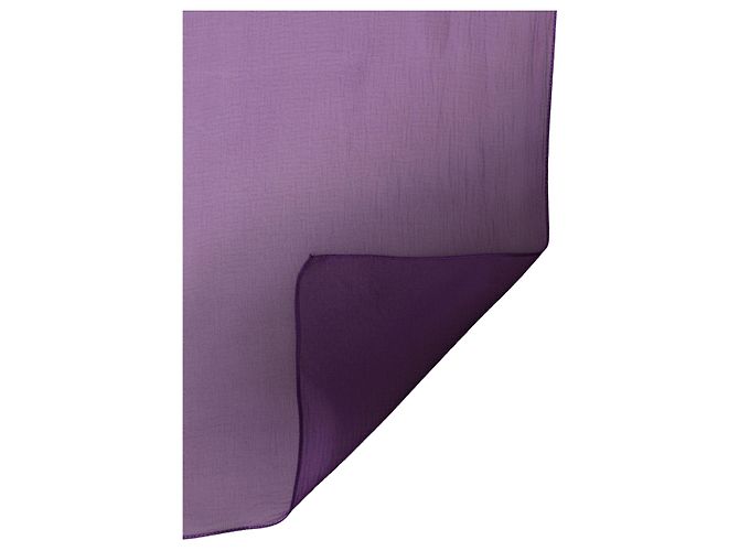 Dolce & Gabbana Sciarpa Stola in Seta Viola x Foulard - vista 3