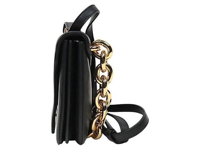 Bottega Veneta Borsa a Tracolla Mount Satchel Nera - vista 2