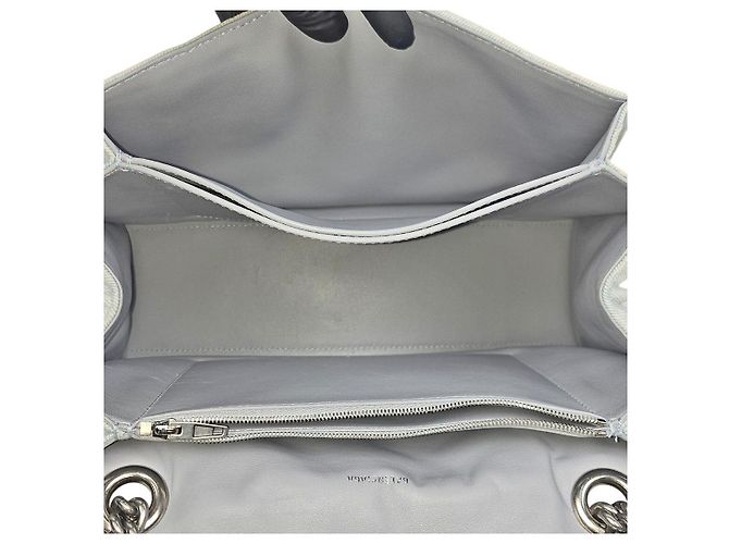 Balenciaga Bolso de hombro Crush Chain de denim acolchado - vista 10