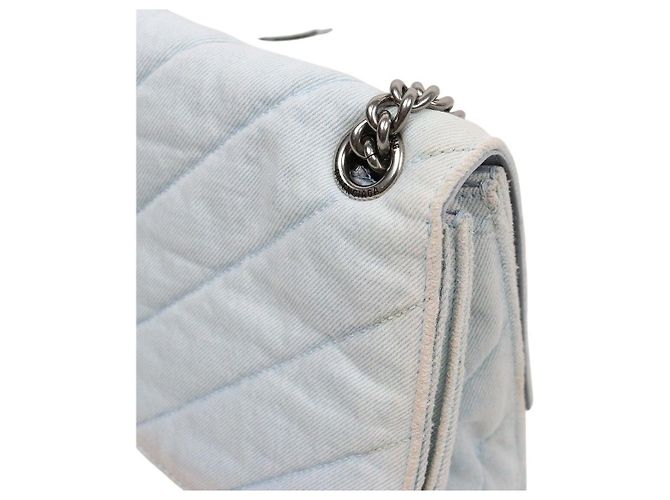 Balenciaga Bolso de hombro Crush Chain de denim acolchado - vista 7