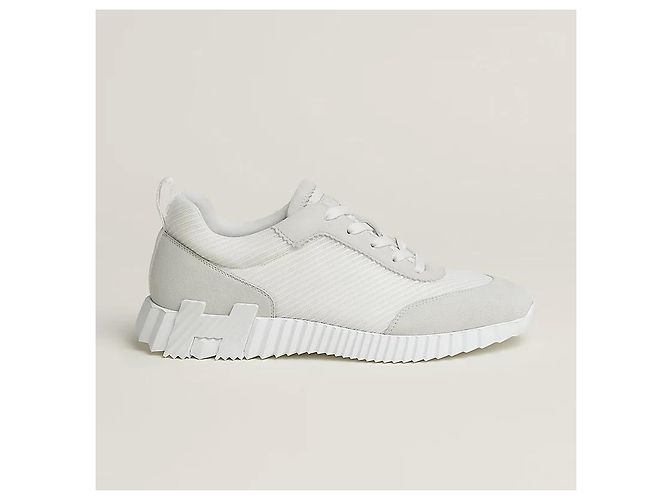Hermès Bouncing Sneakers Scarpe Sportive da Uomo Mesh White - vista 4