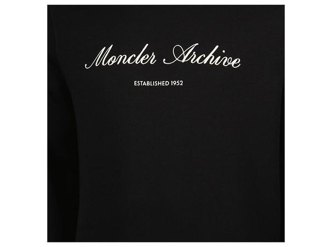 Moncler Felpa con logo in misto cotone - vista 5