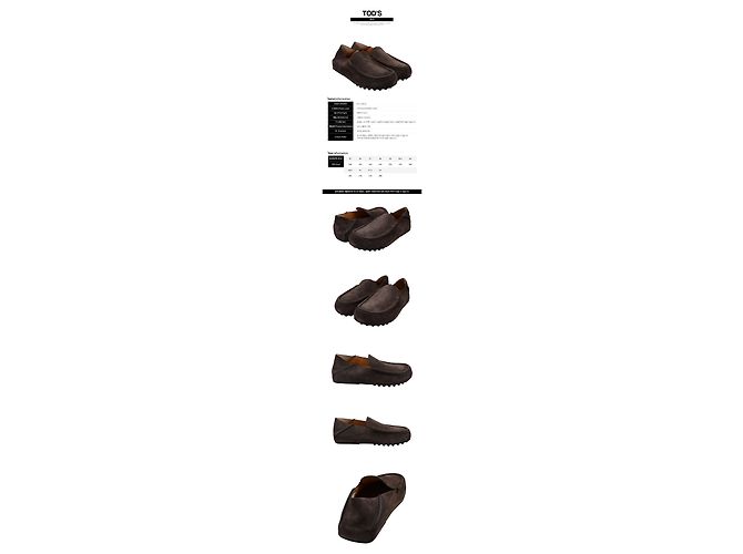Tod's Mocassini in camoscio da uomo Marrone - vista 2