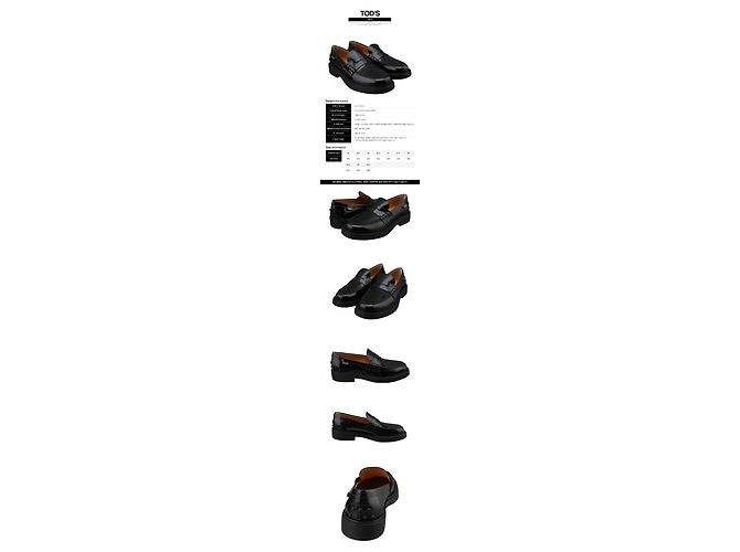 Tod's Mocassini Penny in pelle da donna - Nero - vista 2