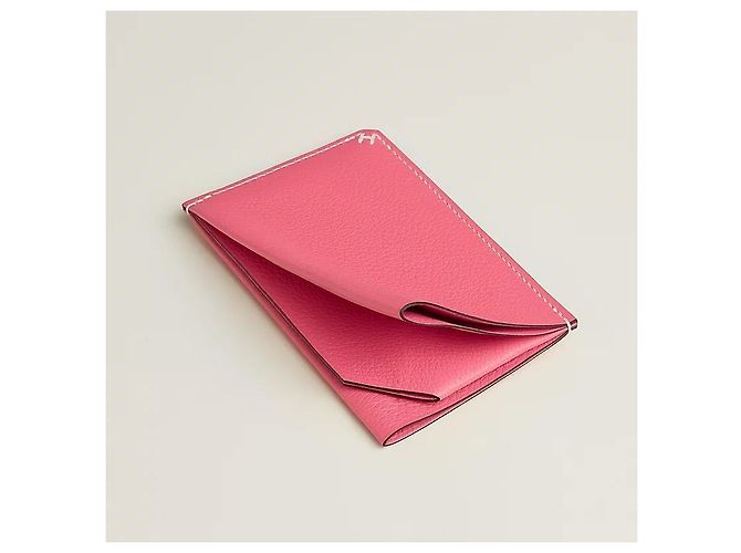 Hermès Tarjetero Celie en Rose Azalee - vista 4