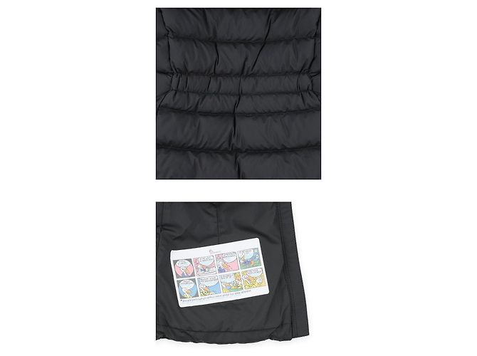 Moncler Casaco acolchoado com capuz e acabamento em shearling BOEDETTE - vista 6