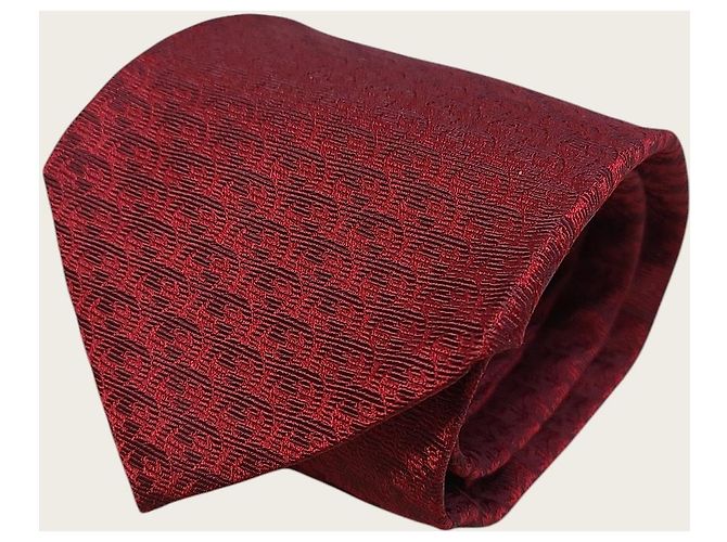 Gucci Cravate en jacquard GG Red Crest - vue 3