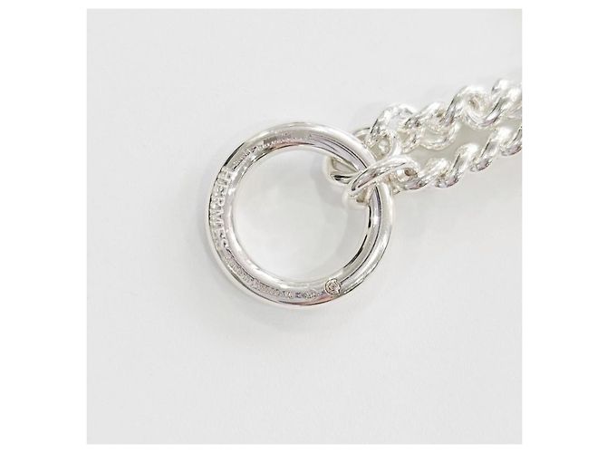 Hermès Bracciale Point Sellier Modello Large Argento - vista 14