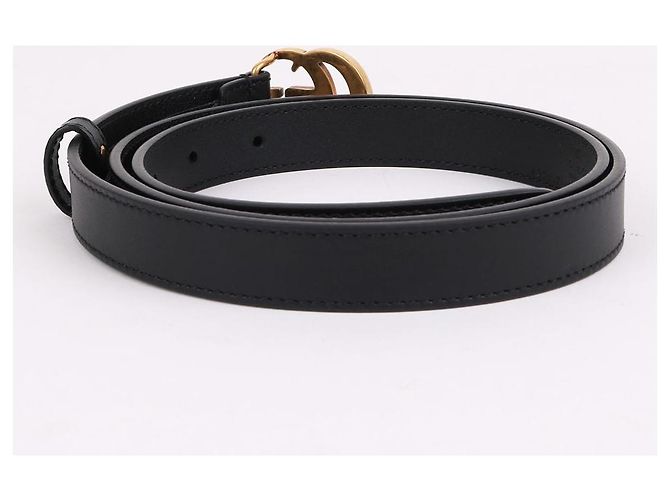 Gucci Cinto Feminino Gancini Dourado e Preto - vista 4