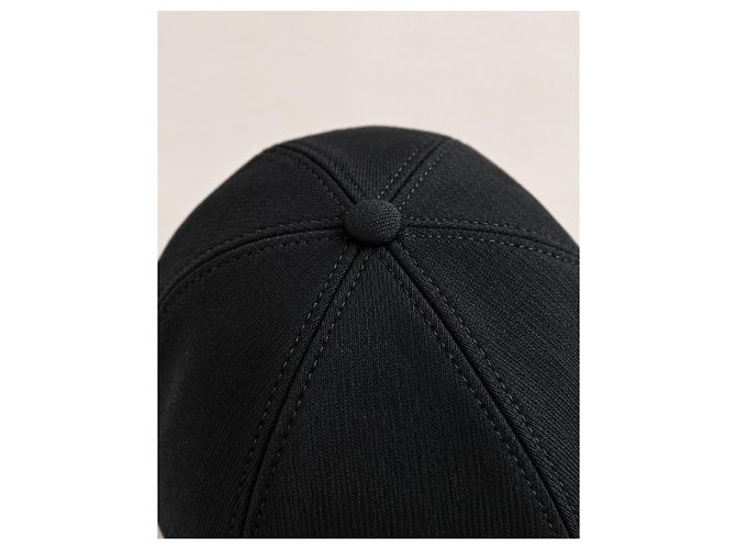 Burberry Cappellino da baseball in cotone Monogram Nero Unisex - vista 12