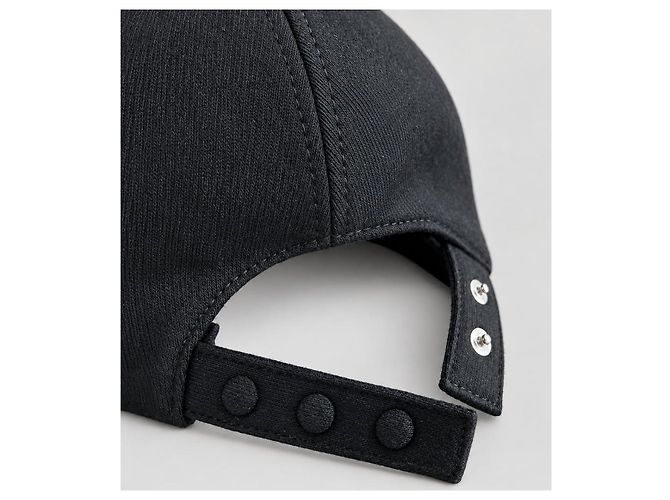 Burberry Cappellino da baseball in cotone Monogram Nero Unisex - vista 16
