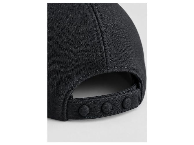 Burberry Cappellino da baseball in cotone Monogram Nero Unisex - vista 17