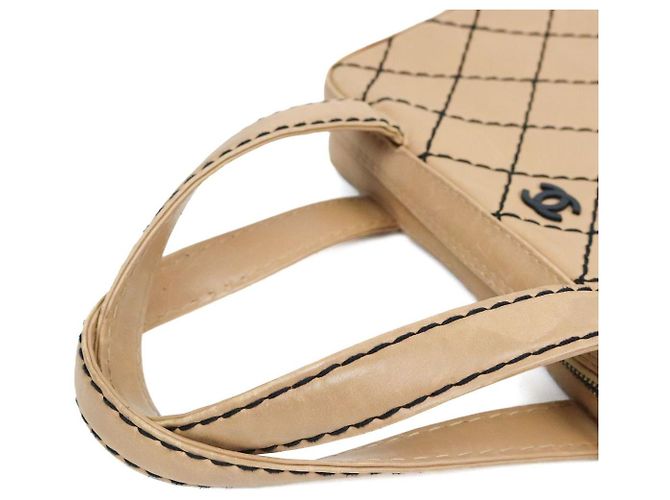 Chanel Wild Stitch Tote Bag Beige - Ansicht 8