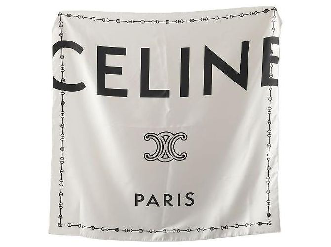 Céline Quadratische Seidentwill-Tücher - Ansicht 2