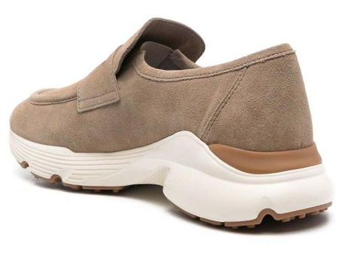 Mocassini Sporty Tod's in camoscio beige - vista 4