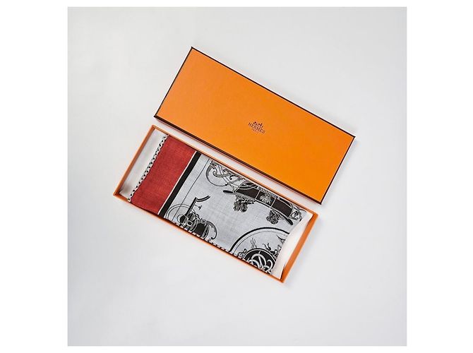 Hermès Sciarpa in cashmere e seta da donna - vista 12