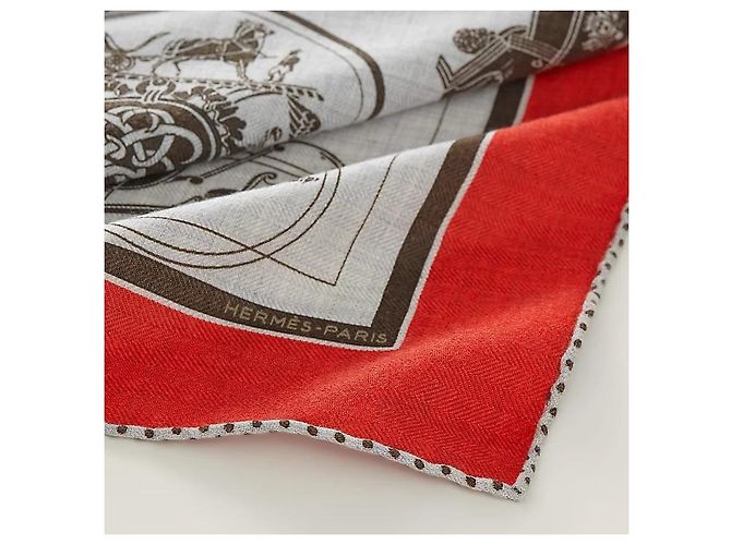 Hermès Sciarpa in cashmere e seta da donna - vista 4
