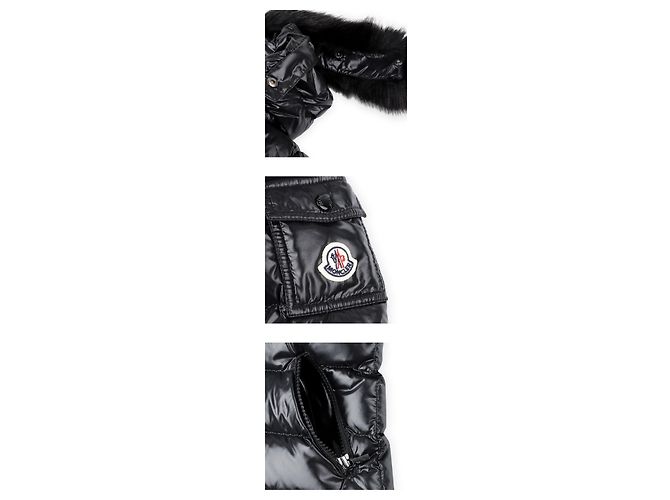 Moncler Badyf Steppjacke mit Pelzkapuze - Ansicht 5