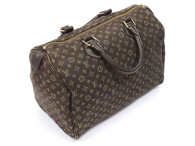 Louis Vuitton Monogram Mini Lin Canvas Speedy Tote Bag - Ansicht 2